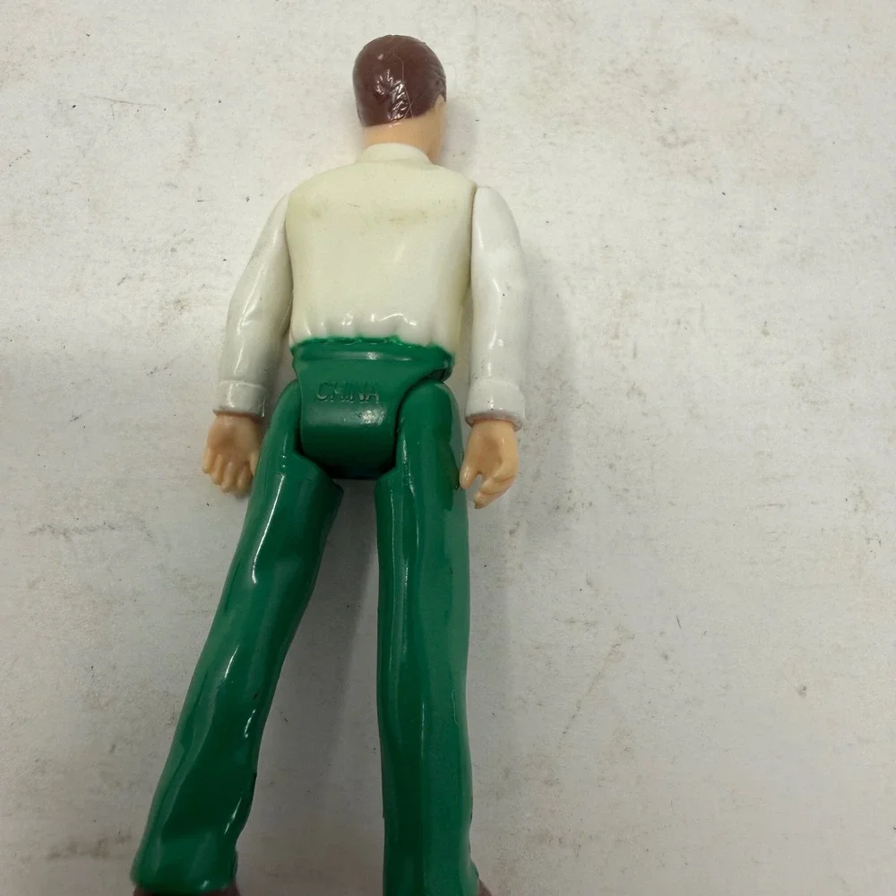 VTG Sweet Streets Pet Shop Plastic Male Action Figure Green Pants Cream Shirt